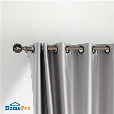 รางเหล็ก ยืดหด HOME LIVING STYLE ROUND 120-210 ซม. สีน้ำตาล_4