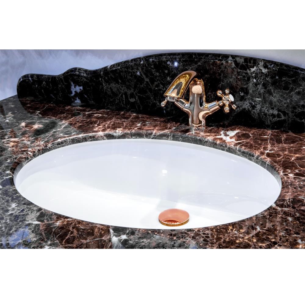 สะดืออ่างล้างหน้าแบบกด KARAT FAUCET KA-73-251-53 สีโรสโกลด์