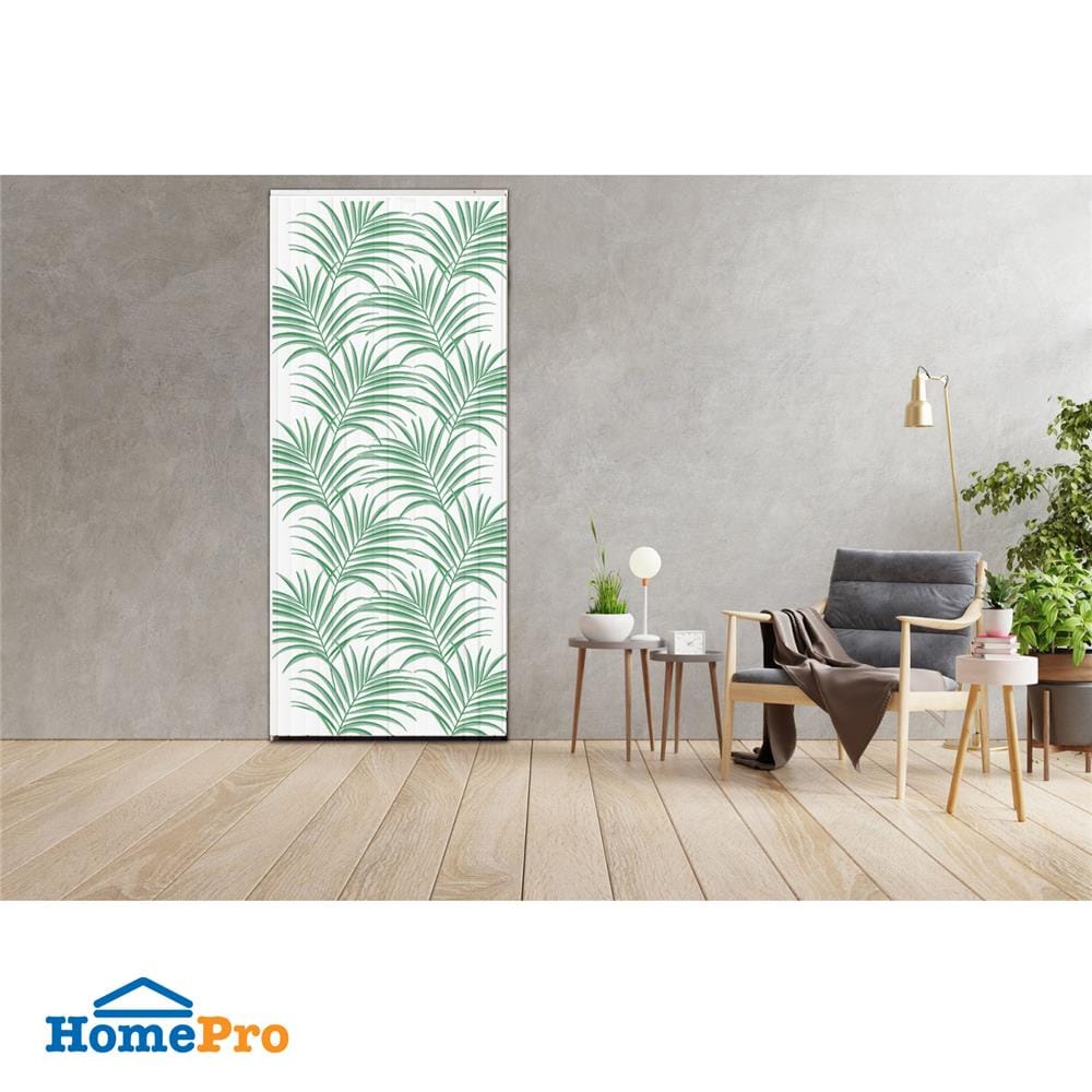มู่ลี่ PVC HOME LIVING STYLE FOREST 80X200 ซม. สีขาว/เขียว