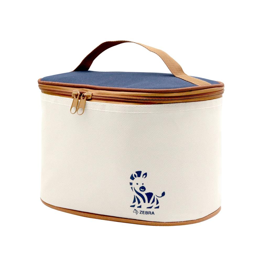 ชุดกล่องอาหาร พร้อมกระเป๋า ZEBRA JOLLY ROYAL BLUE