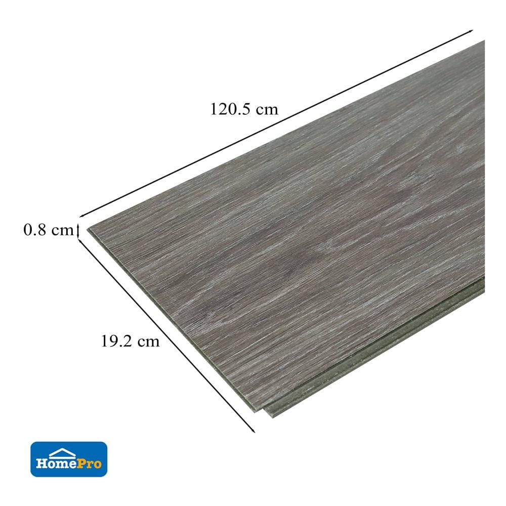 พื้นลามิเนต CROBERN HYBRID 8 มม. 1.85 ตร.ม. สี KERMAS OAK ALLOVER