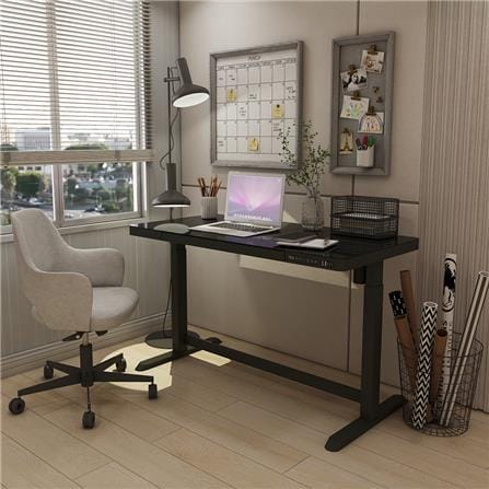 โต๊ะทำงานปรับระดับ ERGOTREND SIT 2 STAND GLASS DESK 120 ซม. สีดำ_2