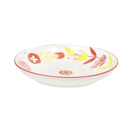 ชุดจานชาม PORCELAIN KECH RED FLOWER 6 ชิ้น_1