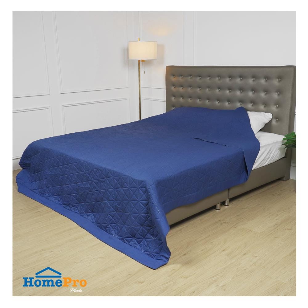 ผ้าคลุมเตียง 6 ฟุต HOME LIVING STYLE PALETTE สี NAVY