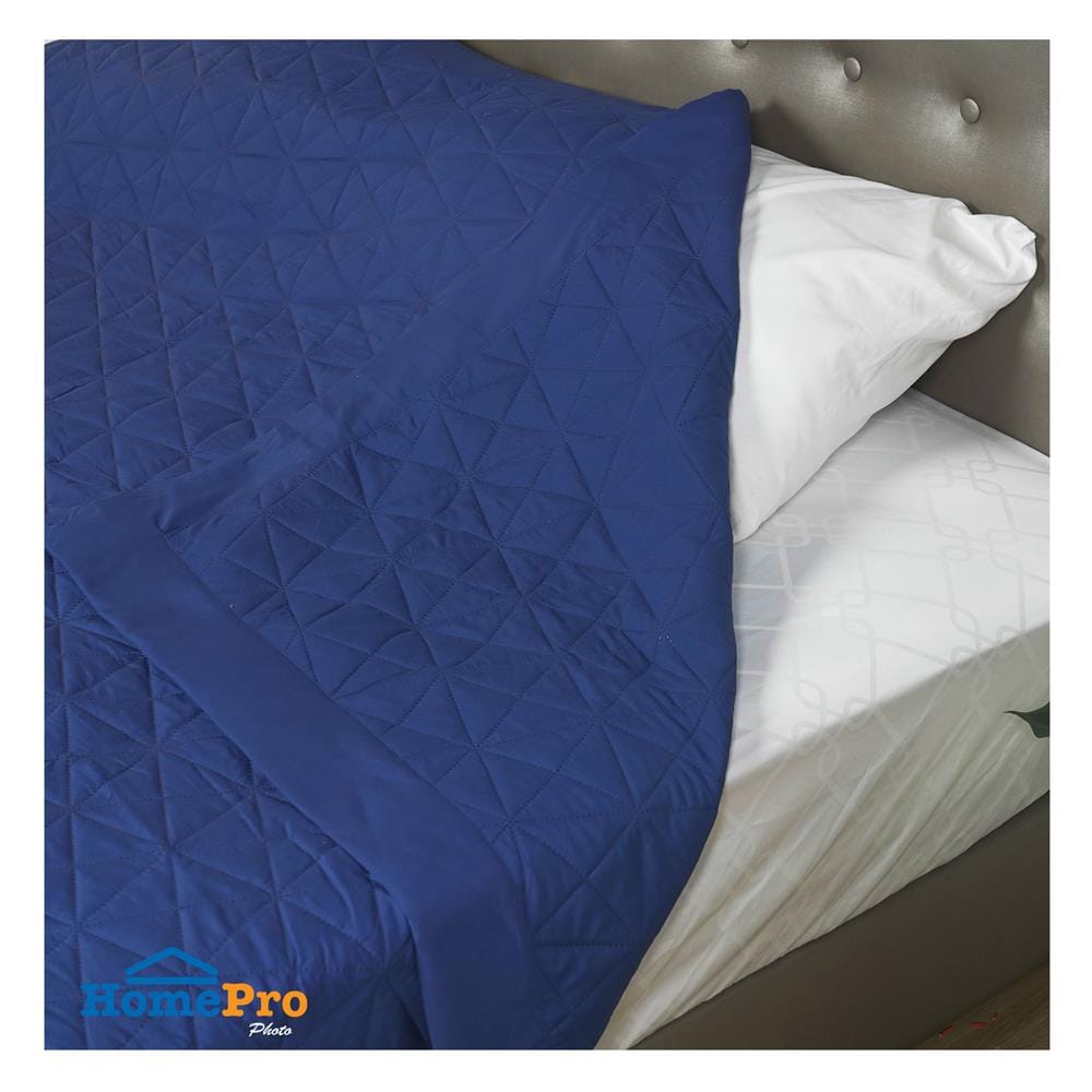 ผ้าคลุมเตียง 6 ฟุต HOME LIVING STYLE PALETTE สี NAVY