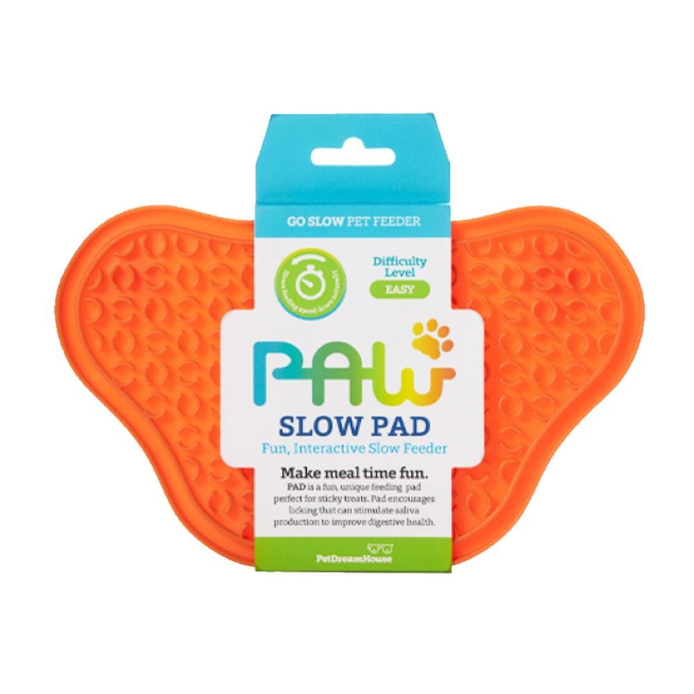 แผ่นเลียอาหาร PETDREAMHOUSE  PAW LICK PAD สีส้ม