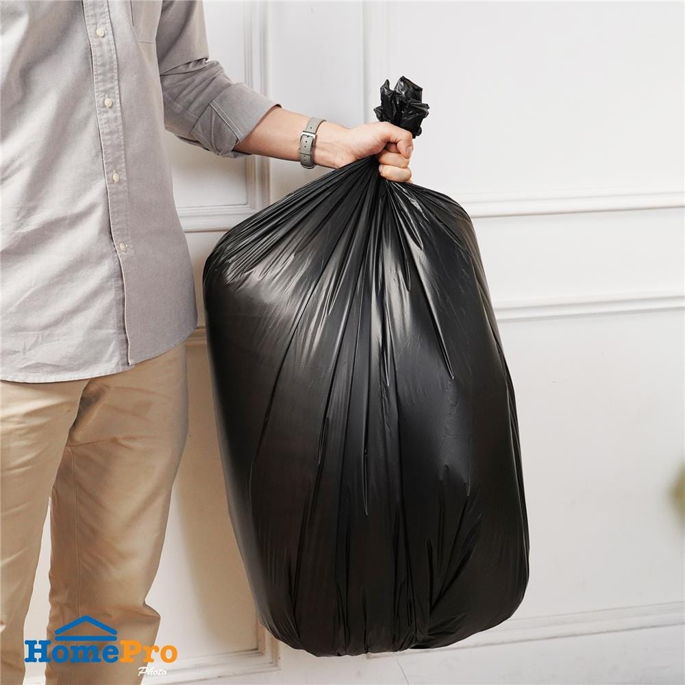 ถุงขยะม้วนก้นจีบ CIRCULAR ACCO 30x40 นิ้ว 14 ใบ สีดำ