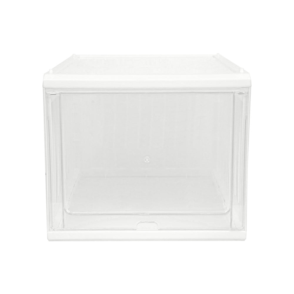 กล่องรองเท้าฝาสไลด์ STACKO CONTAINER 25x35x21.5 ซม. สีขาว