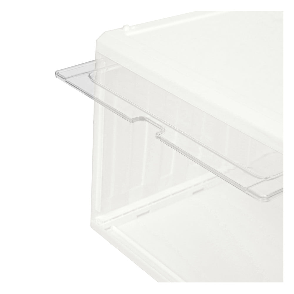กล่องรองเท้าฝาสไลด์ STACKO CONTAINER 25x35x21.5 ซม. สีขาว