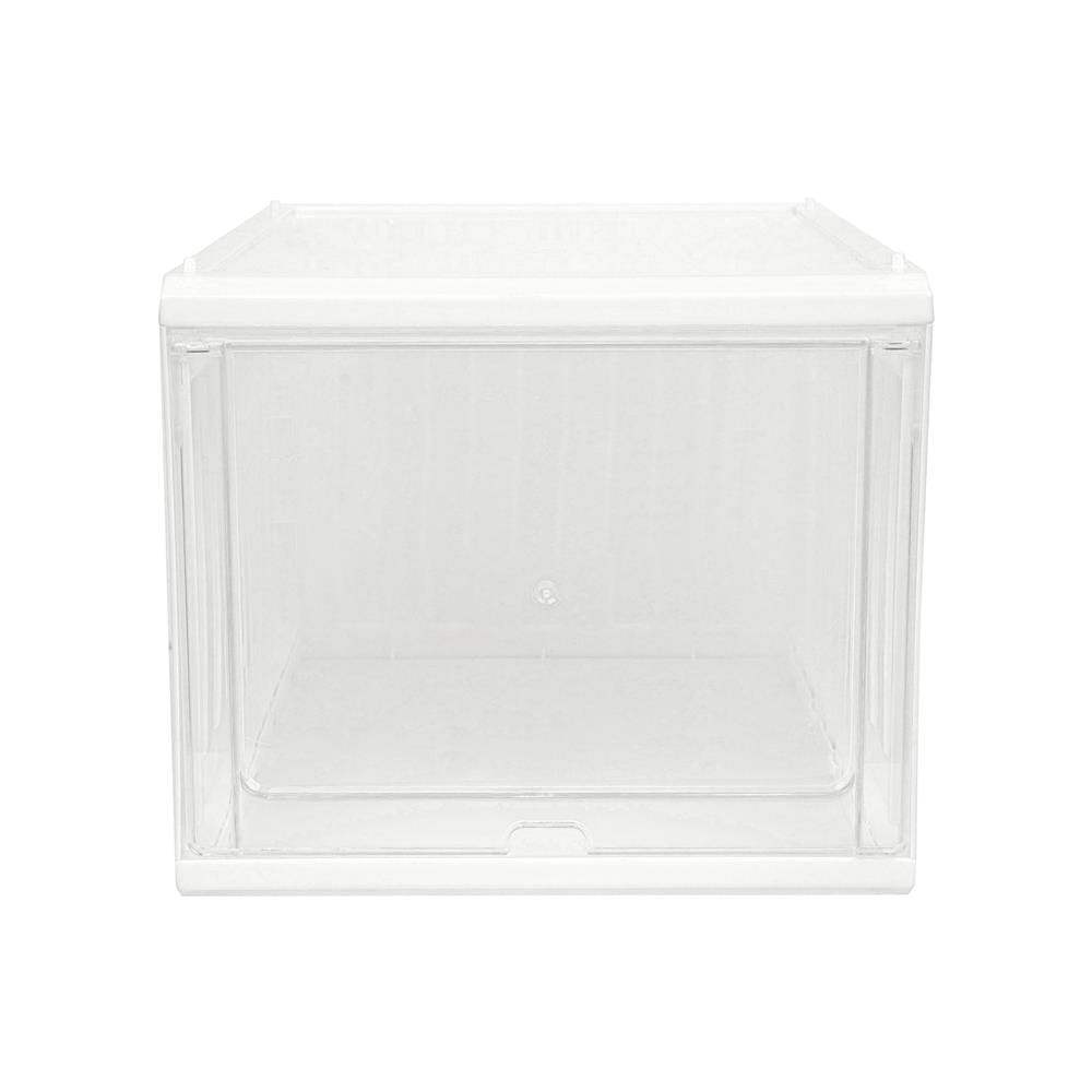 กล่องรองเท้าฝาสไลด์ STACKO CONTAINER 25x35x21.5 ซม. สีขาว