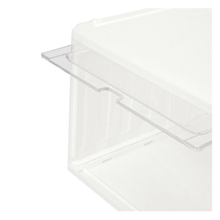 กล่องรองเท้าฝาสไลด์ STACKO CONTAINER 25x35x21.5 ซม. สีขาว_3