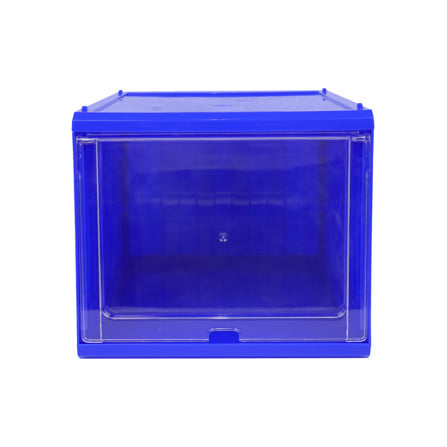กล่องรองเท้าฝาสไลด์ STACKO CONTAINER 25x35x21.5 ซม. สีน้ำเงิน_2