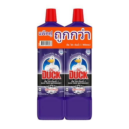 น้ำยาทำความสะอาดห้องน้ำ เป็ด ม่วง 900 มล. แพ็กคู่_0
