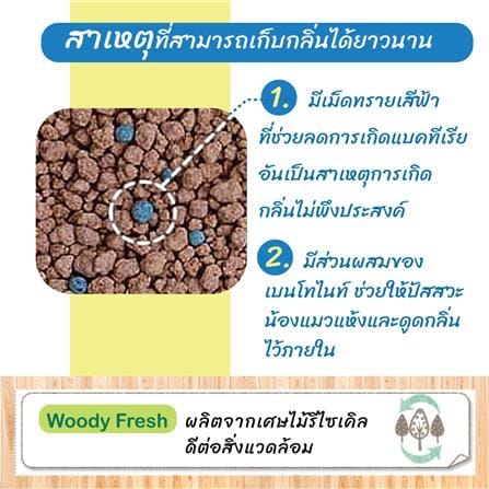 ทรายแมวจากไม้ IRIS OHYAMA HWF-80 8 ลิตร_4