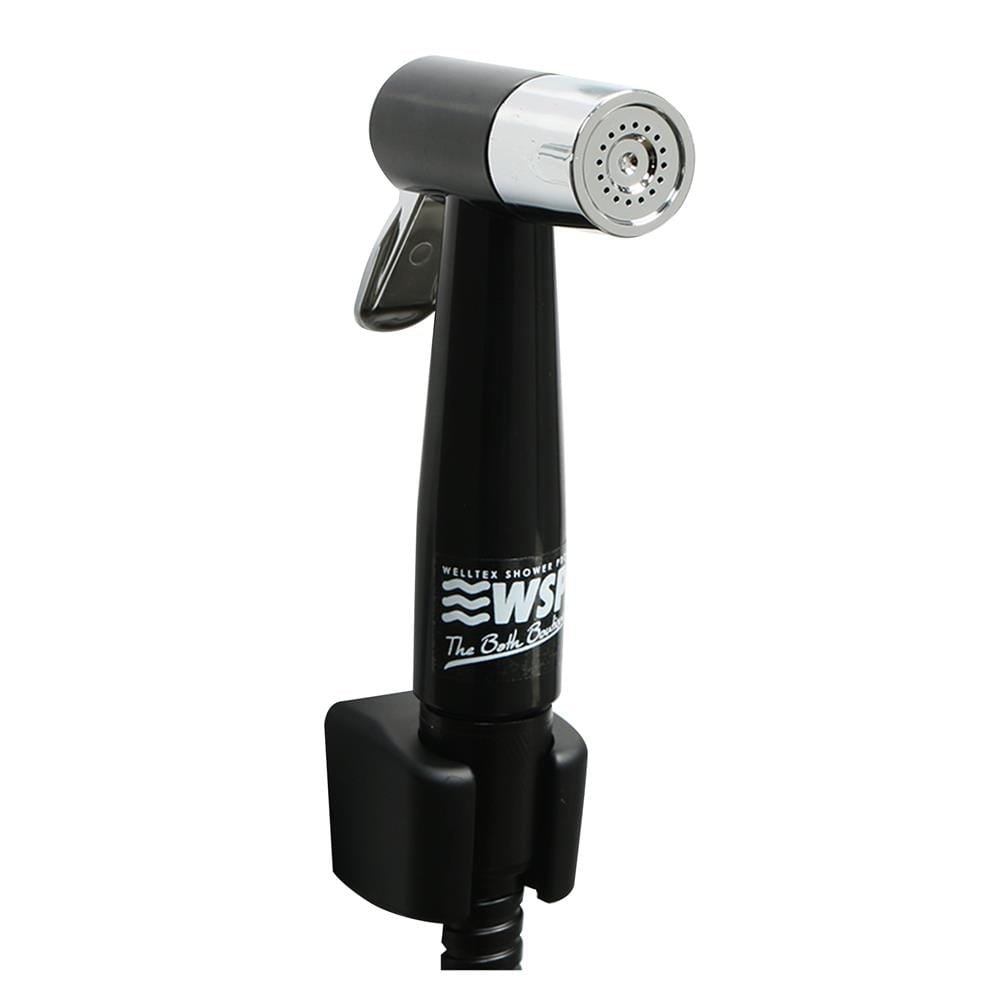 สายฉีดชำระครบชุด WSP R-44BK SS สีดำ