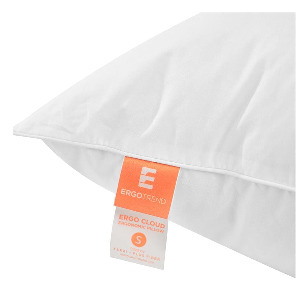 หมอนหนุน ใยสังเคราะห์ ERGOTREND ERGO CLOUD-S SOFT 73x48x15 ซม. สีขาว