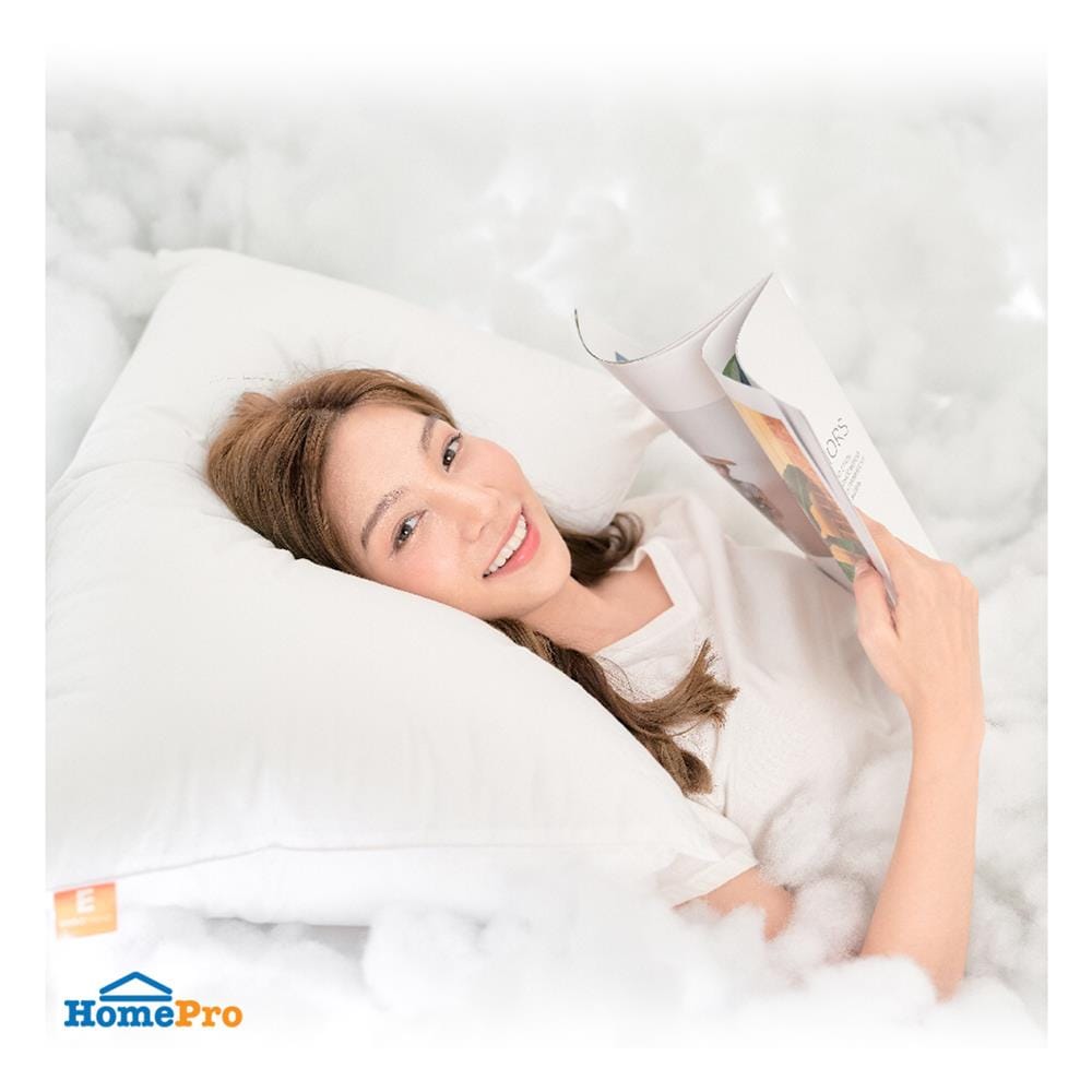 หมอนหนุน ใยสังเคราะห์ ERGOTREND ERGO CLOUD-S SOFT 73x48x15 ซม. สีขาว