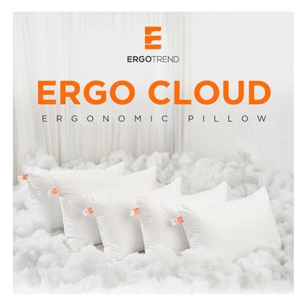 หมอนหนุน ใยสังเคราะห์ ERGOTREND ERGO CLOUD-S SOFT 73x48x15 ซม. สีขาว_5