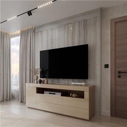 ผนังตกแต่งสำเร็จรูป SB BUILT IN 59059868 200 ซม. ลายหิน TRAVERTINE_1