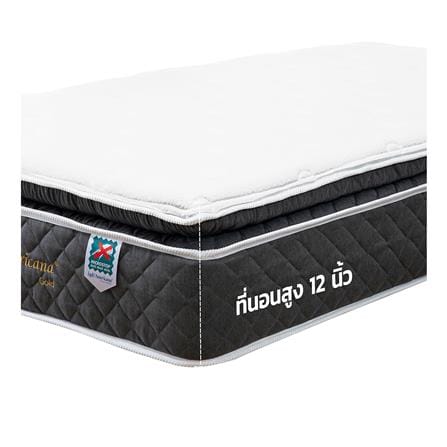 ที่นอนพ็อกเก็ตสปริง 3.5 ฟุต LADY AMERICANA รุ่น GOLD พร้อมชุดเครื่องนอน 7 ชิ้น_7