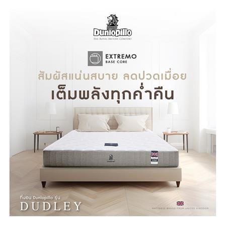 ที่นอนโฟม 3.5 ฟุต DUNLOPILLO รุ่น DUDLEY พร้อมหมอนหนุน 1 ชิ้น_5