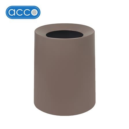 ถังขยะกลม ACCO TUBULAR 10 ลิตร สีน้ำตาล_0