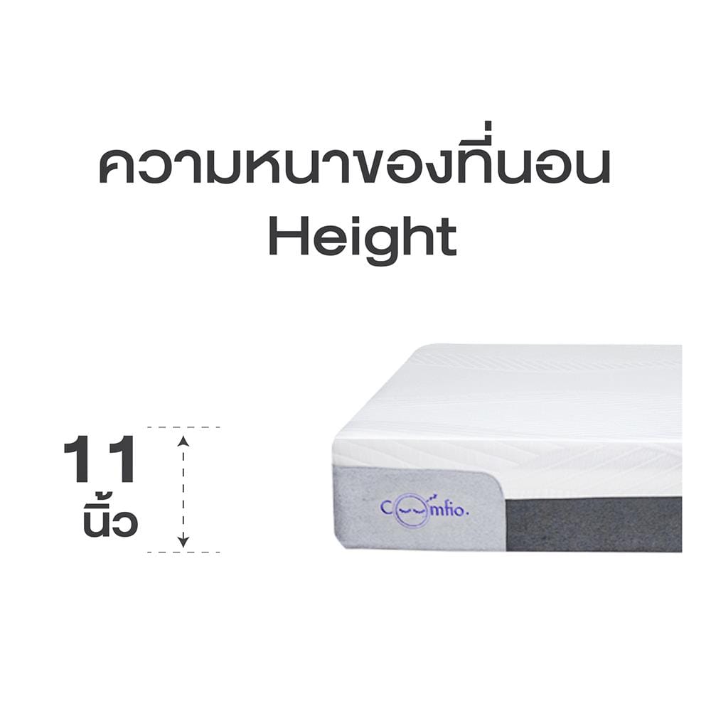 ที่นอนพ็อกเก็ตสปริง 3.5 ฟุต COMFIO รุ่น JUPITER