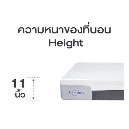 ที่นอนพ็อกเก็ตสปริง 3.5 ฟุต COMFIO รุ่น JUPITER_7
