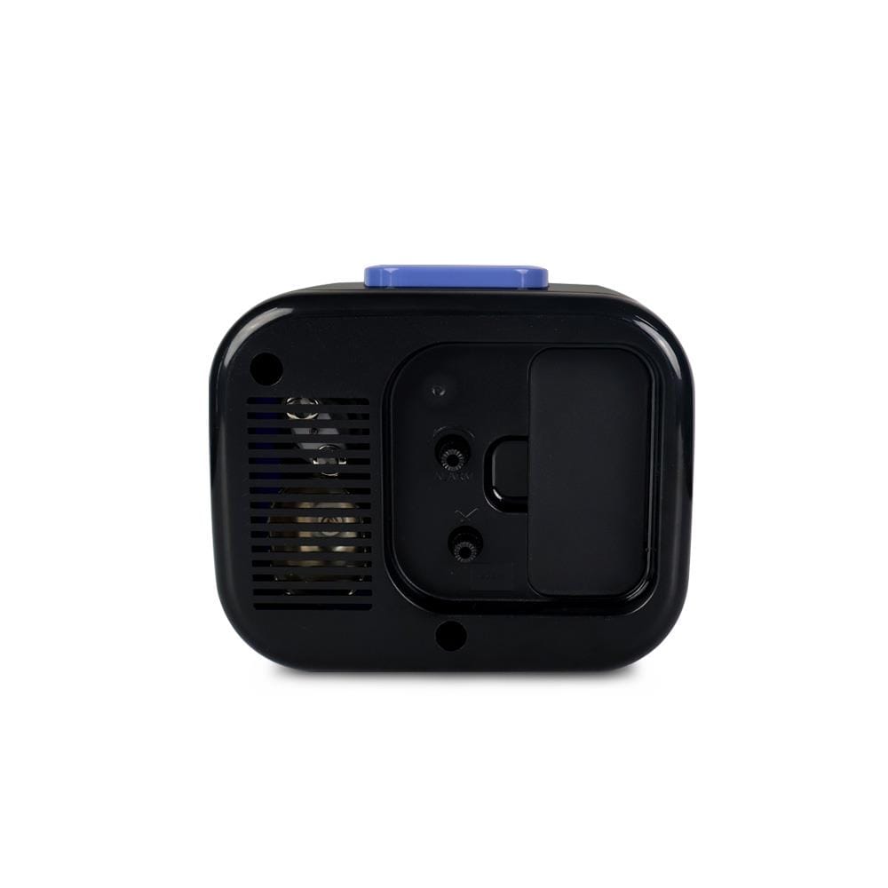 นาฬิกาปลุกพลาสติก RHYTHM 4RA888-R04 4.5 นิ้ว สีฟ้า
