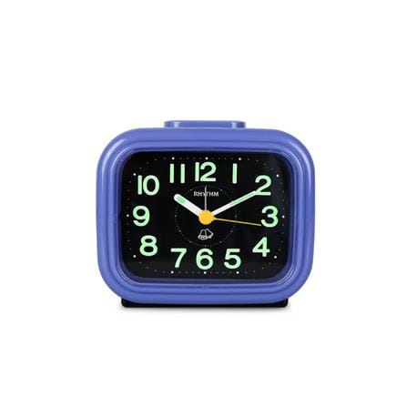 นาฬิกาปลุกพลาสติก RHYTHM 4RA888-R04 4.5 นิ้ว สีฟ้า_0