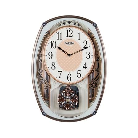 นาฬิกาแขวนคริสตัล RHYTHM CMJ443NR06 12.8X17.2 นิ้ว สีทองชมพู_0