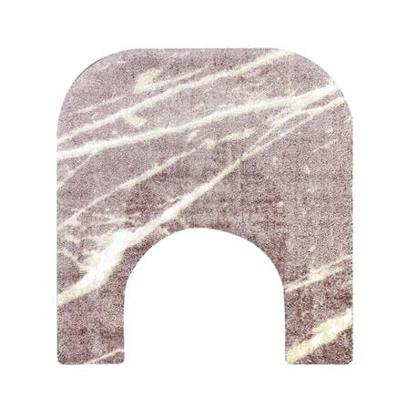 พรมห้องน้ำ PRAW DE MARBLE PINK 62X70 ซม. สีชมพู_0