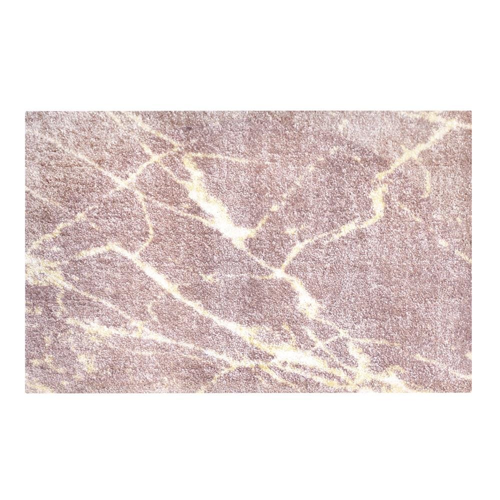 พรมเช็ดเท้าดักฝุ่น PRAW DE MARBLE PINK 120X180 ซม. สีชมพู_1