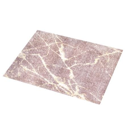 พรมเช็ดเท้าดักฝุ่น PRAW DE MARBLE PINK 120X180 ซม. สีชมพู_4