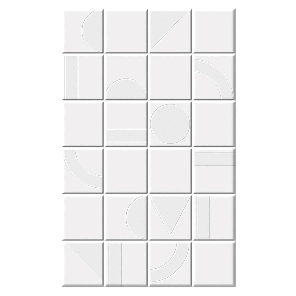 กระเบื้องผนัง 25x40 ซม. COTTO จอยฟูล ขาว HYG PM 1 ตร.ม.