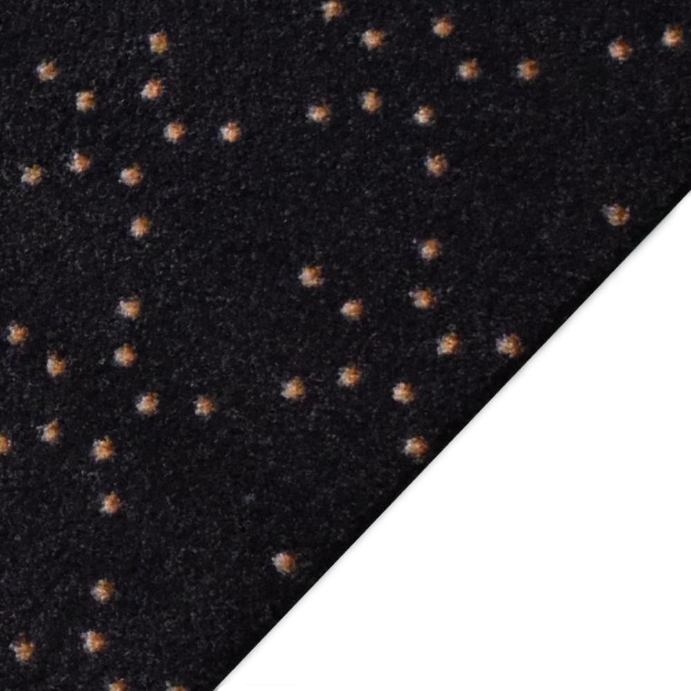 พรมเช็ดเท้าดักฝุ่น PRAW DE LUCKY BLACK 50X75 ซม. สีดำ