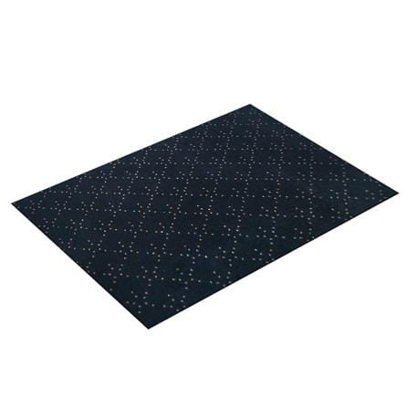 พรมเช็ดเท้าดักฝุ่น PRAW DE LUCKY BLACK 120X180 ซม. สีดำ_5