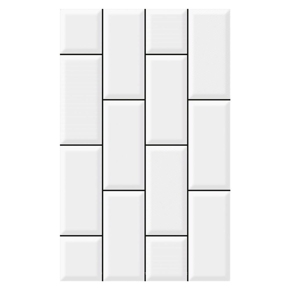 กระเบื้องผนัง 25x40 ซม. COTTO กลี บริค ขาว HYG PM 1 ตร.ม.
