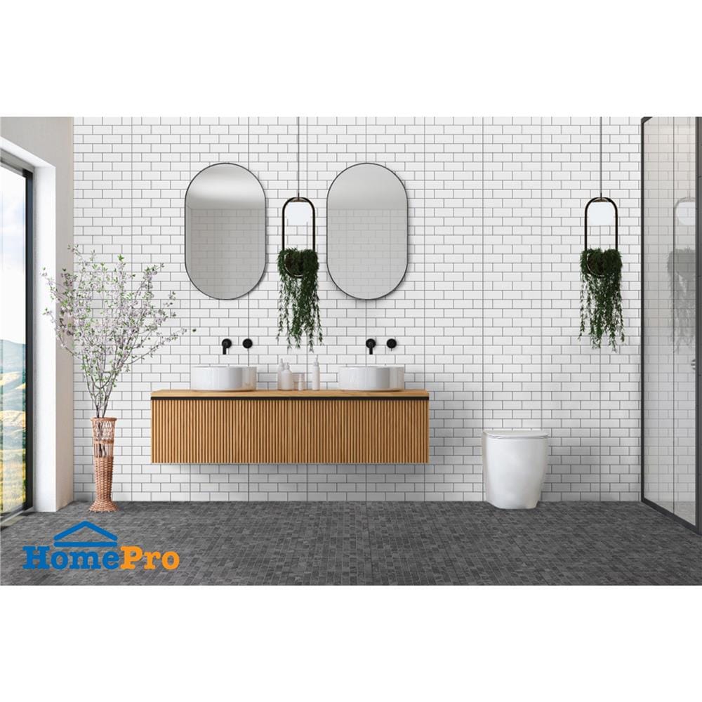 กระเบื้องผนัง 25x40 ซม. COTTO กลี บริค ขาว HYG PM 1 ตร.ม.