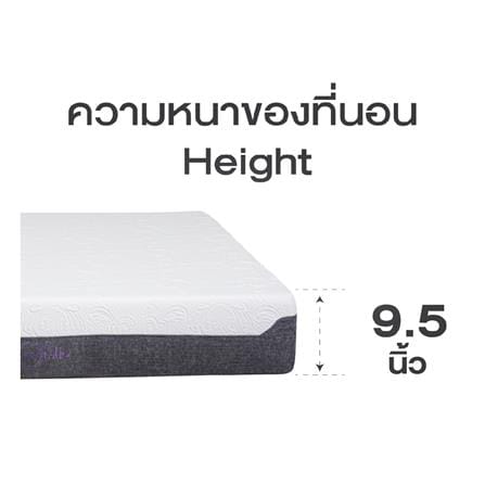 ที่นอนโฟม 5 ฟุต COMFIO รุ่น INFINITY_4