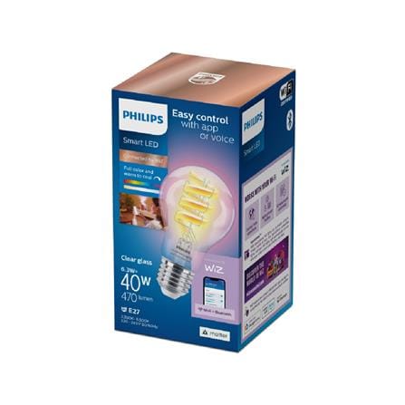 หลอด LED PHILIPS A60 รุ่น WIZ 6.3 วัตต์ RGB E27_1