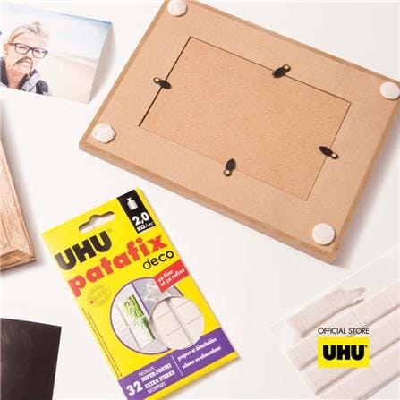 กาวดินน้ำมัน UHU PATAFIX DECO สีขาว แพ็ก 32 ชิ้น_8