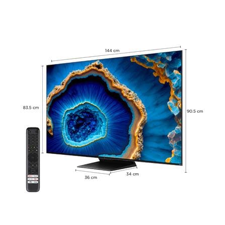 ทีวีมินิแอลอีดี 65 นิ้ว TCL (4K, MINI LED, GOOGLE TV) 65C755_5