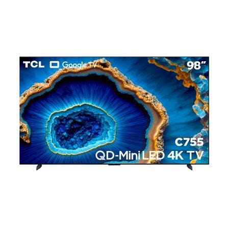 ทีวีมินิแอลอีดี 98 นิ้ว TCL (4K, MINI LED, GOOGLE TV) 98C755