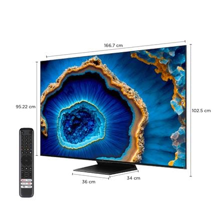 ทีวีมินิแอลอีดี 75 นิ้ว TCL (4K, MINI LED, GOOGLE TV) 75C755_5