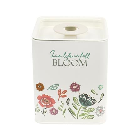 ขวดโหลเหลี่ยมฝาดึง KECH GARDEN BLOOM 1.45 ลิตร สีครีม_1