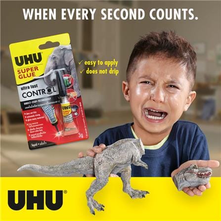 กาวพลังช้าง UHU SUPER GLUE ULTRA FAST CONTROL 3 ก._5