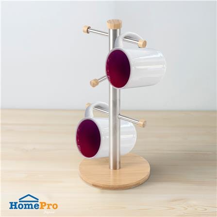 ที่แขวนแก้วน้ำกลม KECH HOMME BAMBOO_3