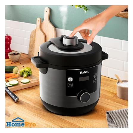 หม้ออัดแรงดัน TEFAL CY777866 7.6 ลิตร สีดำ_3