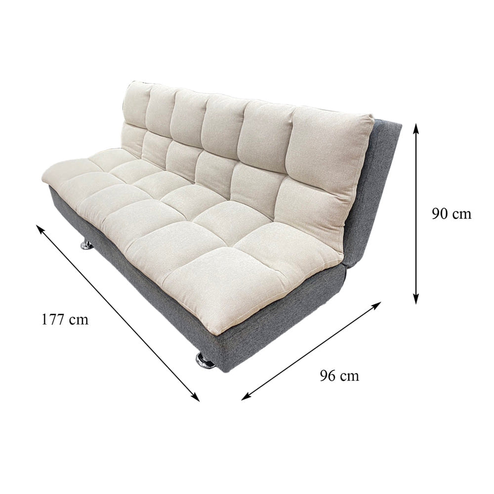 โซฟาเบด FURDINI MOSA JH8028 สีเบจ/เทา
